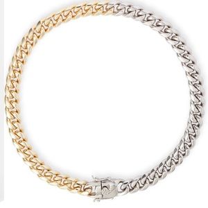 Brand new Shymi never worn gold and silver choker.